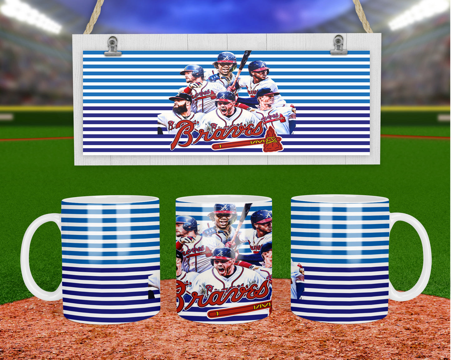 Baseball coffee mug