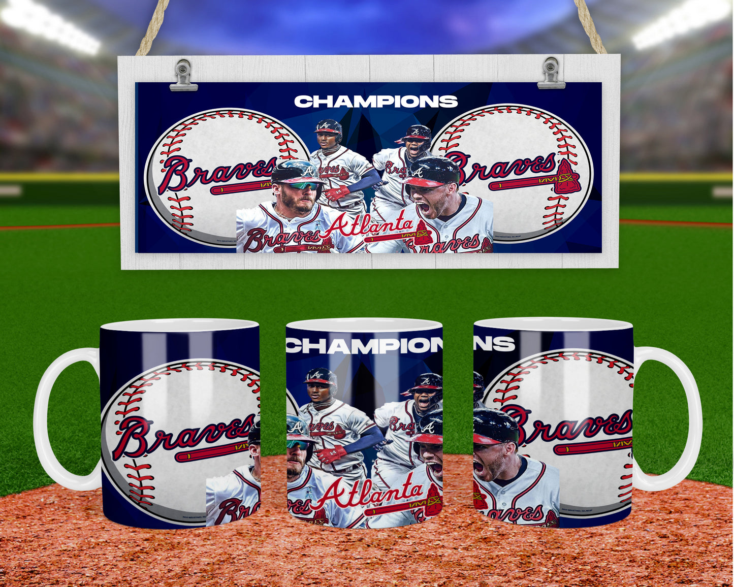 Baseball coffee mug